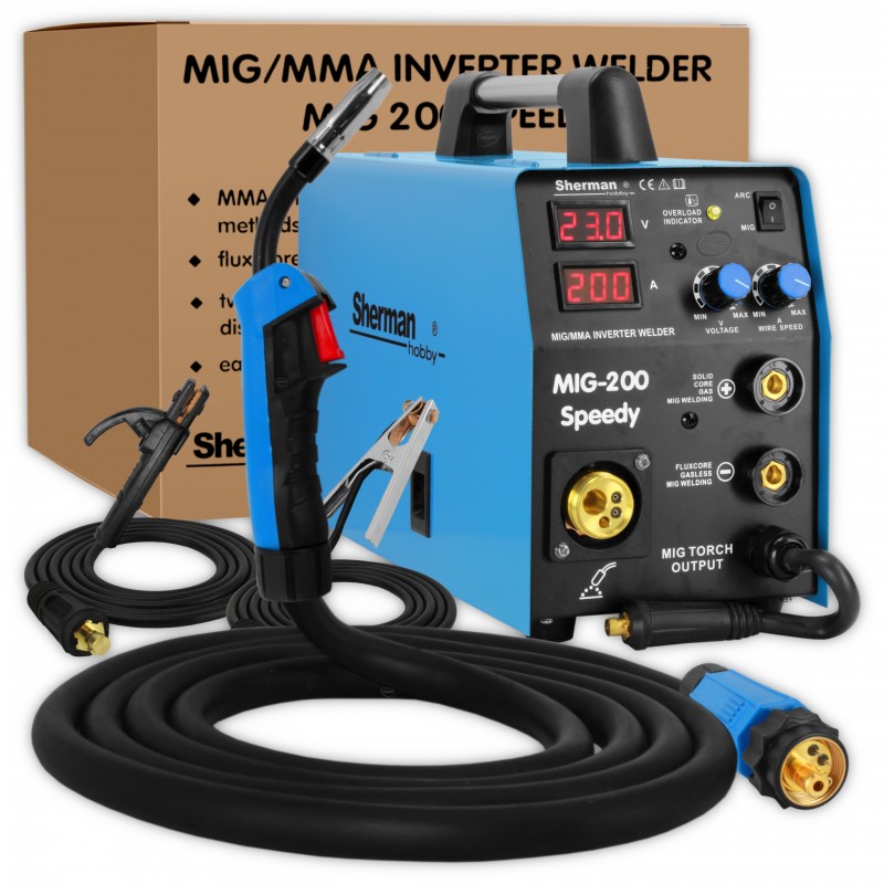 Ηλεκτροκόλληση MIG 200 Speedy 200A inverter 5kg spool